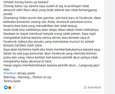 Ramai Kena Tag Link Porno di Facebook, Ini Cara Jitu Mengatasinya